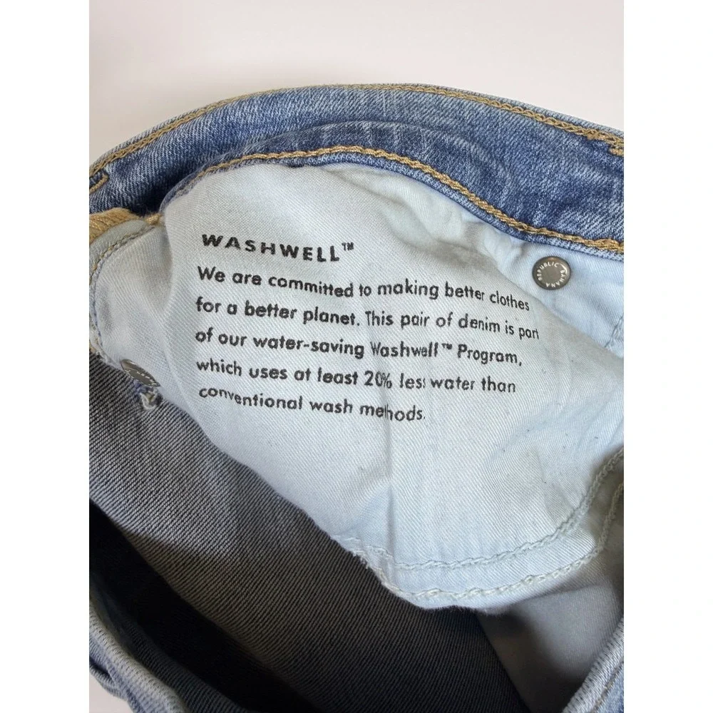 Banana Republic Jeans Mens 31 S Blue Premium Denim Mid Rise Skinny Streetwear